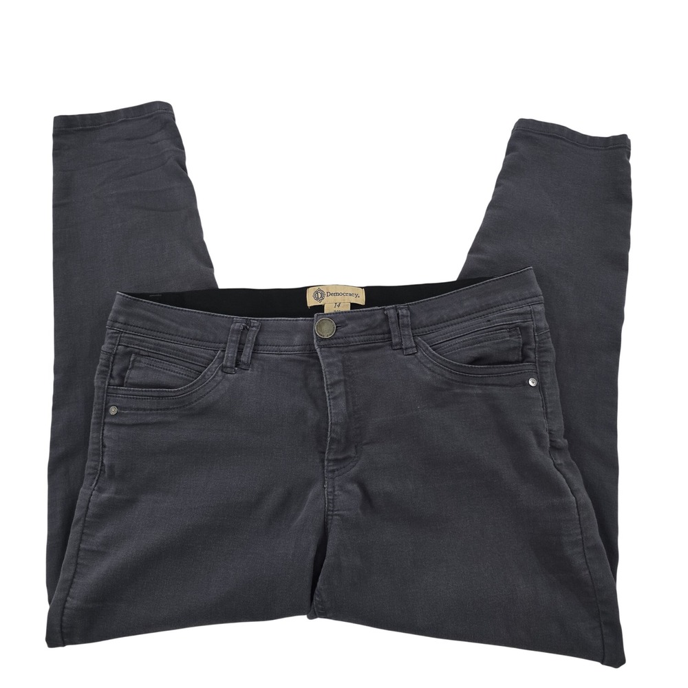 Democracy Women's Skinny Pants in Charcoal